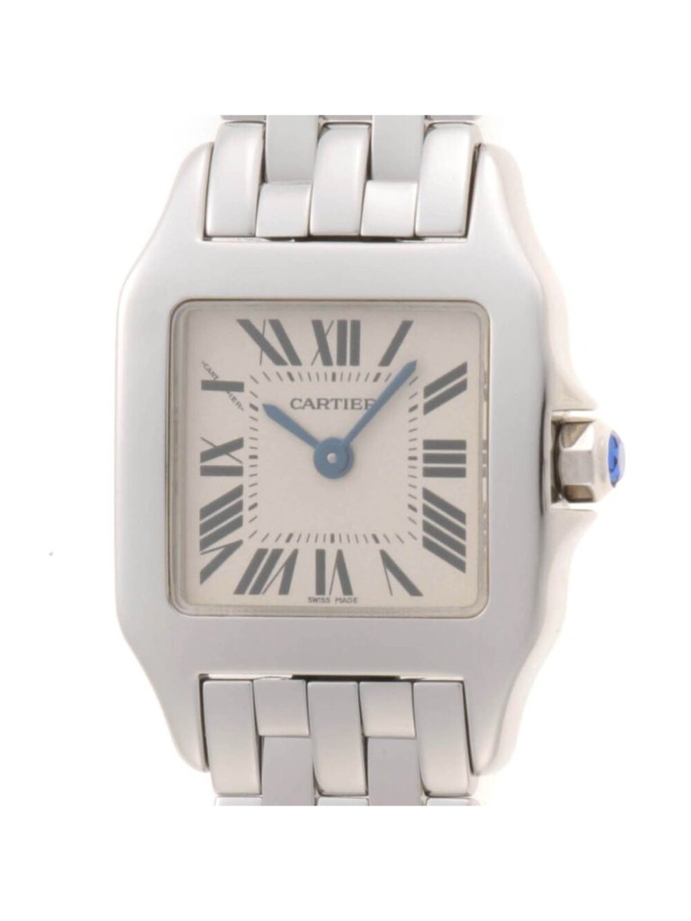 Cartier Santos Demoiselle SM Watch Stainless Steel White Rome